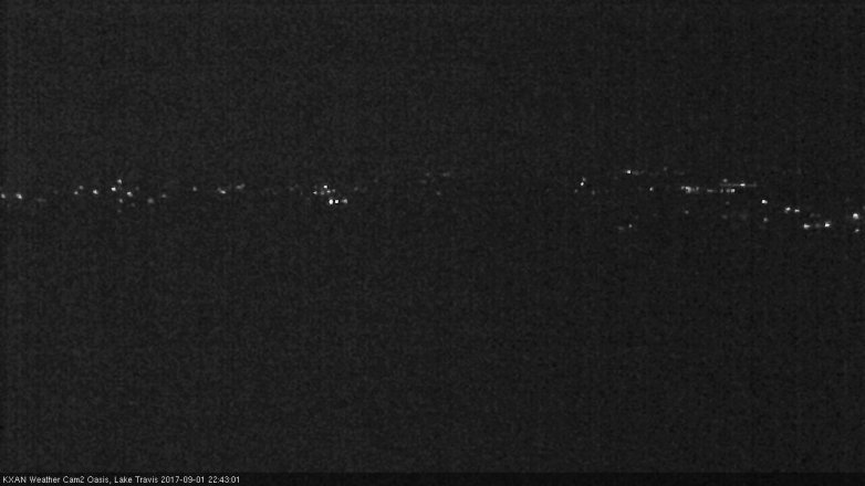 Lake Travis webcam, September 1, 2017 10:10 PM CT