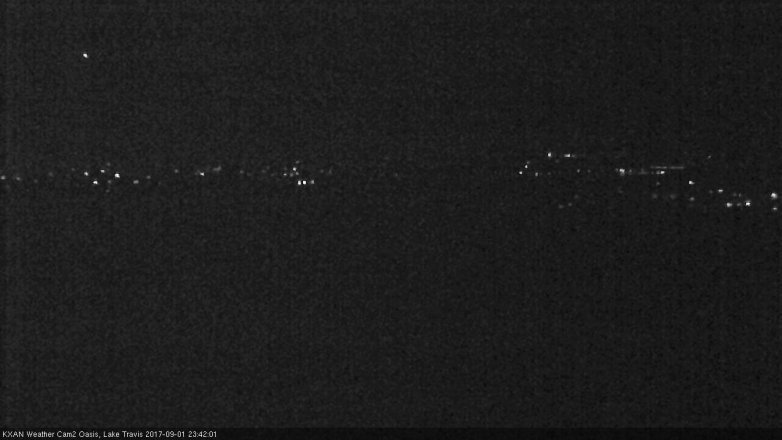 Lake Travis webcam, September 1, 2017 10:45 PM CT