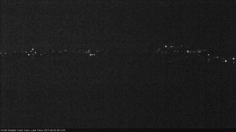 Lake Travis webcam, September 1, 2017 11:45 PM CT