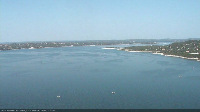 Lake Travis webcam, September 2, 2017 10:30 AM CT