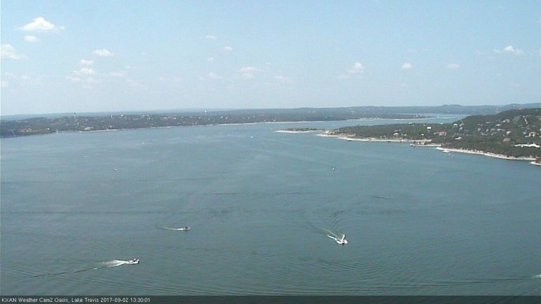 Lake Travis webcam, September 2, 2017 12:40 PM CT