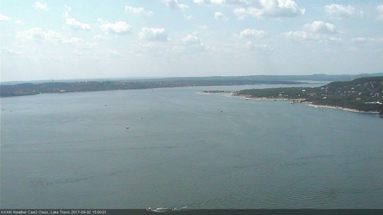 Lake Travis webcam, September 2, 2017 2:30 PM CT
