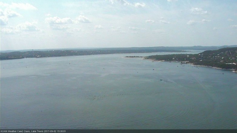 Lake Travis webcam, September 2, 2017 2:50 PM CT