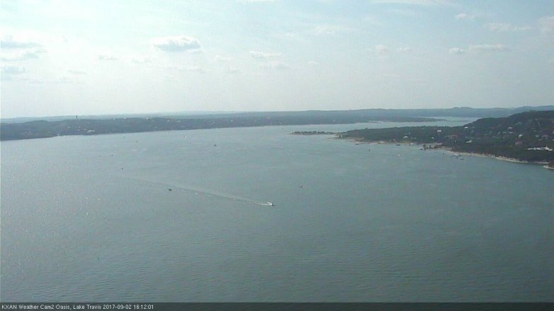Lake Travis webcam, September 2, 2017 3:15 PM CT