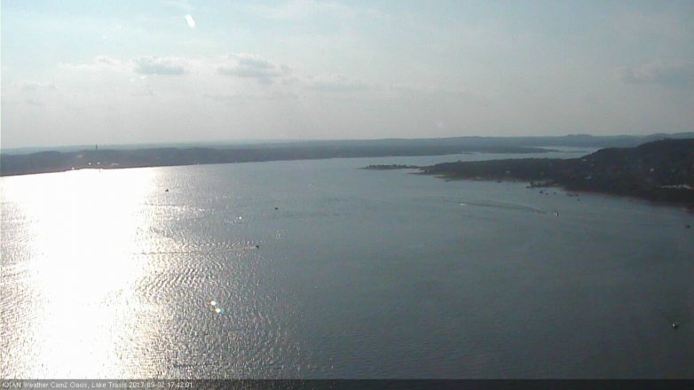 Lake Travis webcam, September 2, 2017 4:50 PM CT