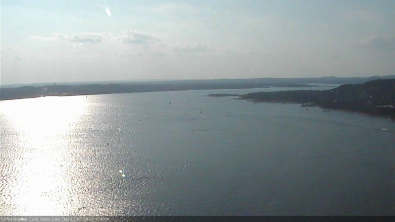 Lake Travis webcam, September 2, 2017 5:05 PM CT