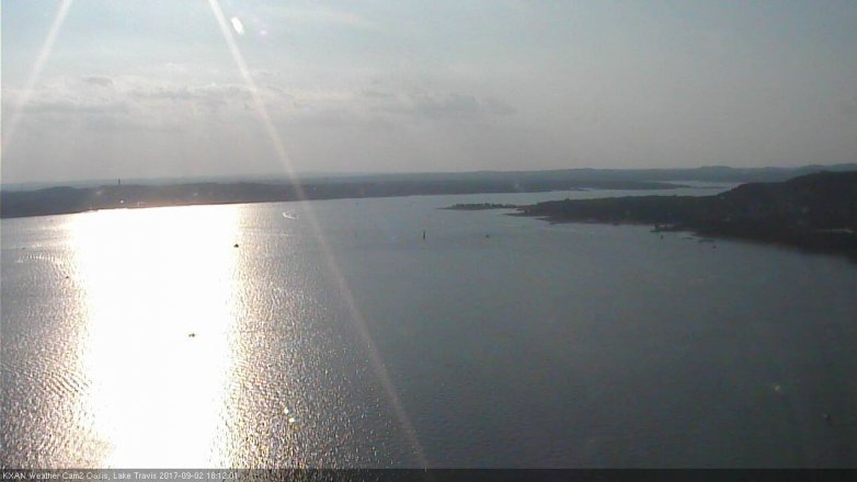 Lake Travis webcam, September 2, 2017 5:15 PM CT