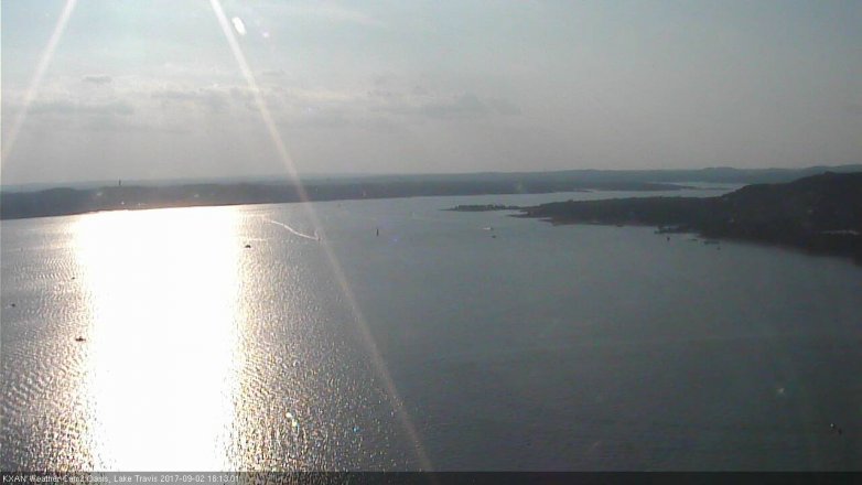 Lake Travis webcam, September 2, 2017 5:30 PM CT
