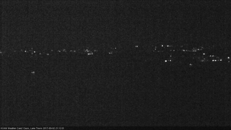 Lake Travis webcam, September 2, 2017 8:20 PM CT