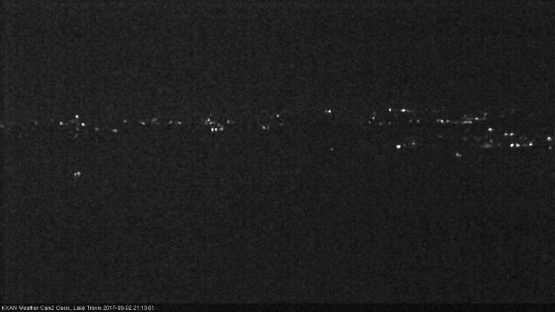 Lake Travis webcam, September 2, 2017 8:25 PM CT