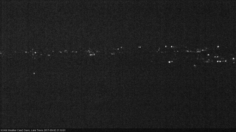Lake Travis webcam, September 2, 2017 8:40 PM CT