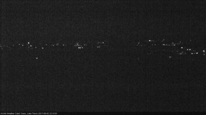 Lake Travis webcam, September 2, 2017 9:35 PM CT
