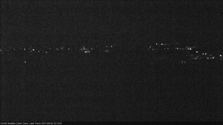 Lake Travis webcam, September 2, 2017 9:40 PM CT