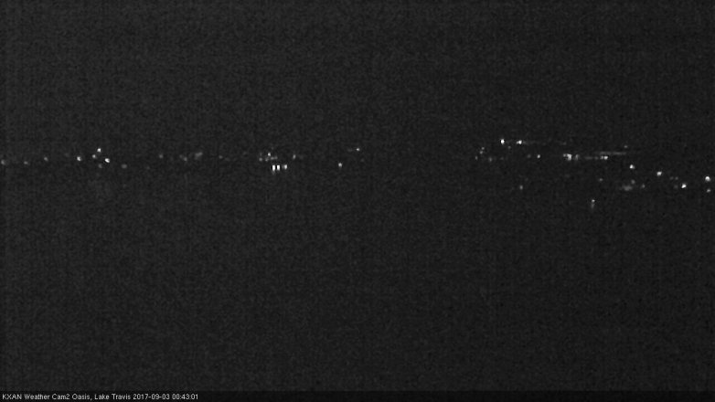 Lake Travis webcam, September 2, 2017 12:00 AM CT