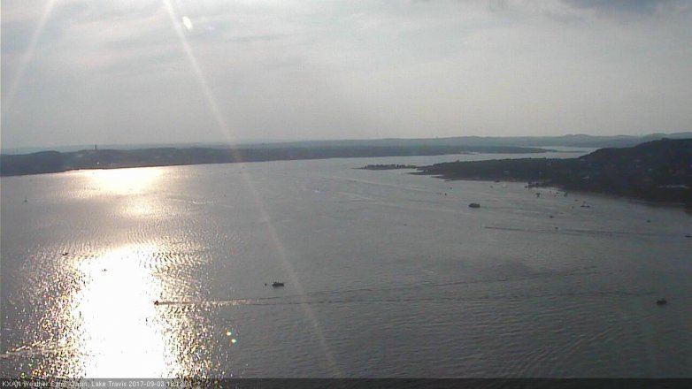 Lake Travis webcam, September 3, 2017 5:25 PM CT