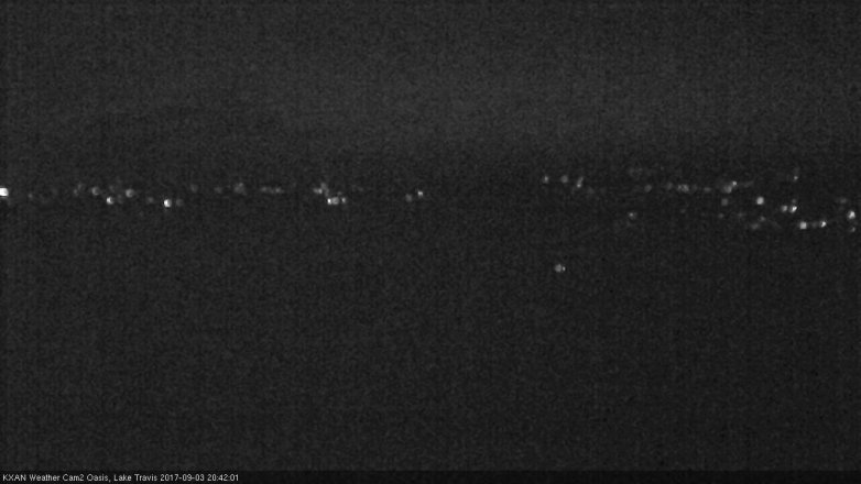 Lake Travis webcam, September 3, 2017 7:50 PM CT