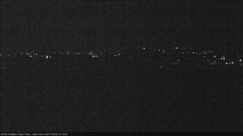 Lake Travis webcam, September 3, 2017 8:35 PM CT