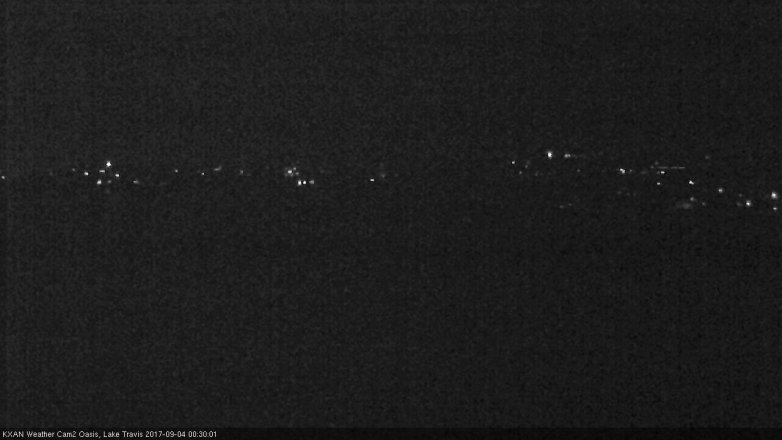 Lake Travis webcam, September 3, 2017 12:00 AM CT