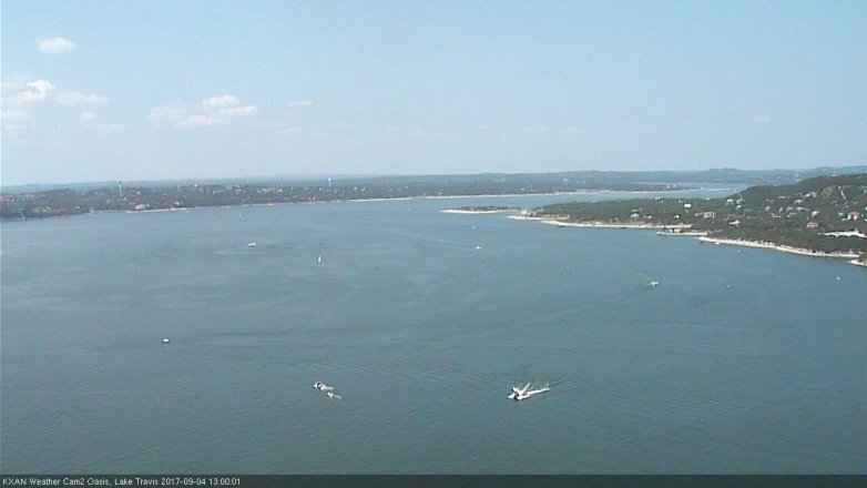 Lake Travis webcam, September 4, 2017 12:05 PM CT