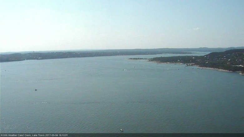 Lake Travis webcam, September 4, 2017 3:35 PM CT