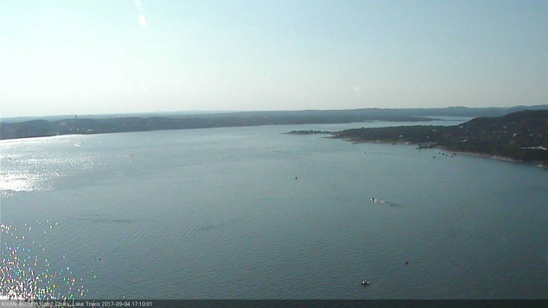 Lake Travis webcam, September 4, 2017 4:20 PM CT