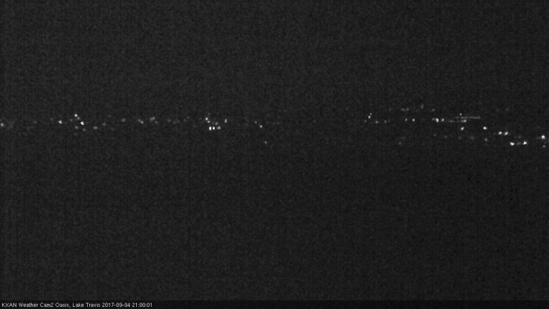 Lake Travis webcam, September 4, 2017 8:10 PM CT