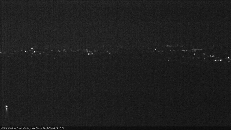 Lake Travis webcam, September 4, 2017 8:25 PM CT
