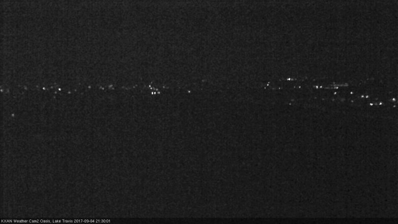 Lake Travis webcam, September 4, 2017 8:40 PM CT