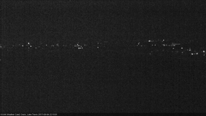 Lake Travis webcam, September 4, 2017 9:35 PM CT