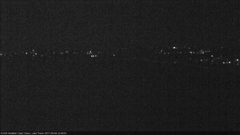 Lake Travis webcam, September 4, 2017 10:10 PM CT