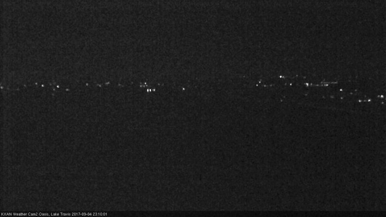 Lake Travis webcam, September 4, 2017 10:35 PM CT