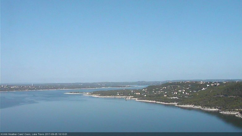 Lake Travis webcam, September 5, 2017 9:15 AM CT