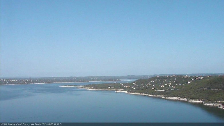 Lake Travis webcam, September 5, 2017 9:25 AM CT