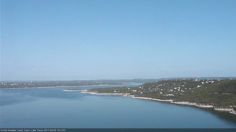 Lake Travis webcam, September 5, 2017 9:40 AM CT