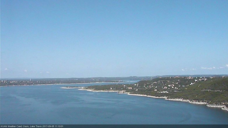Lake Travis webcam, September 5, 2017 10:20 AM CT