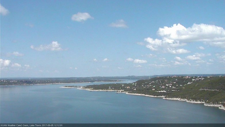 Lake Travis webcam, September 5, 2017 11:20 AM CT