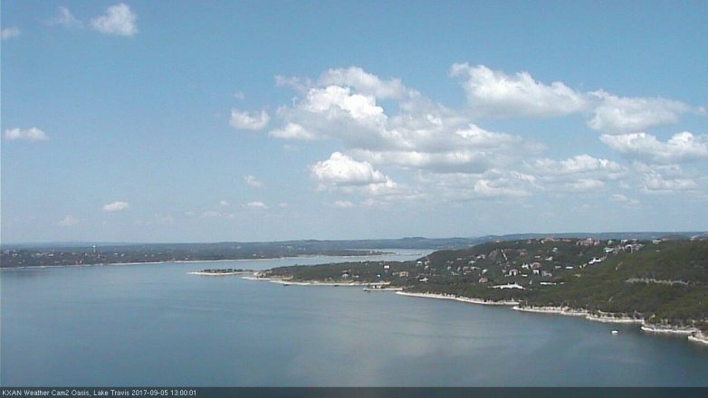 Lake Travis webcam, September 5, 2017 12:10 PM CT