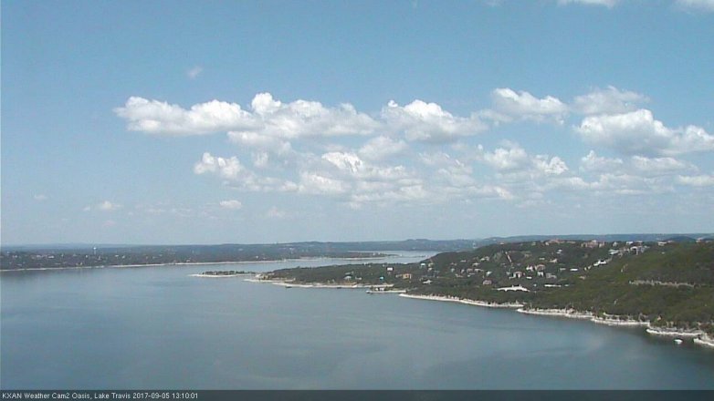 Lake Travis webcam, September 5, 2017 12:25 PM CT