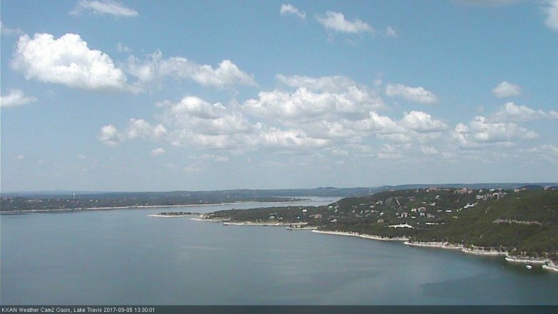 Lake Travis webcam, September 5, 2017 12:45 PM CT