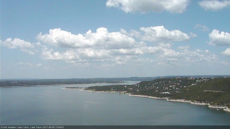 Lake Travis webcam, September 5, 2017 12:50 PM CT