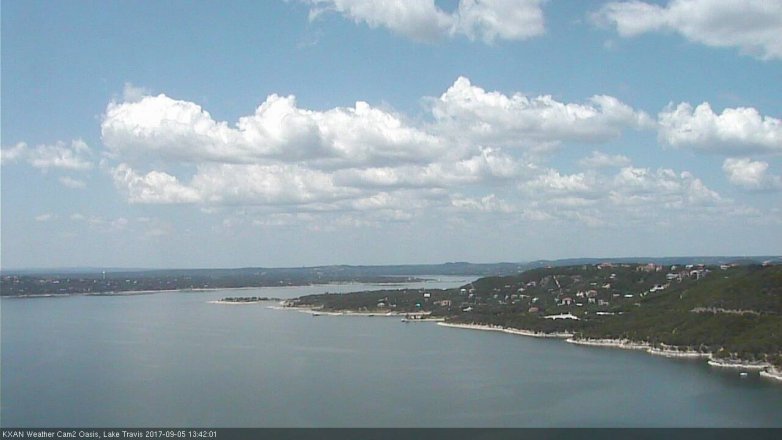 Lake Travis webcam, September 5, 2017 12:55 PM CT