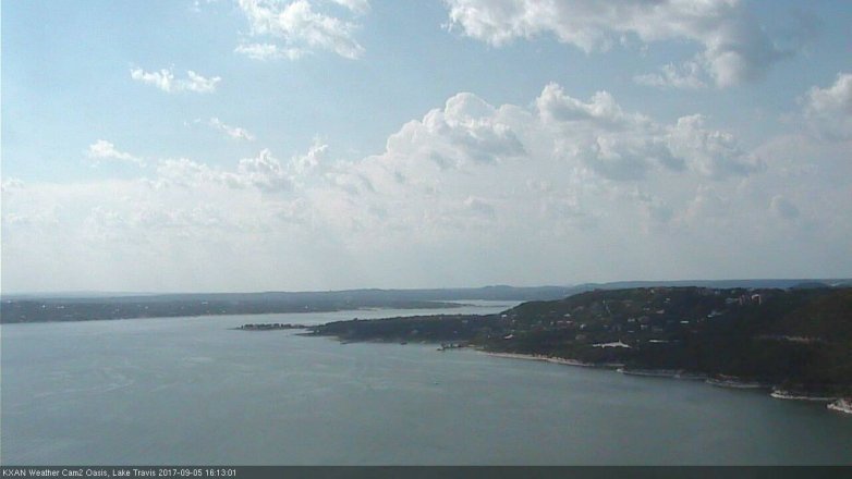 Lake Travis webcam, September 5, 2017 3:30 PM CT