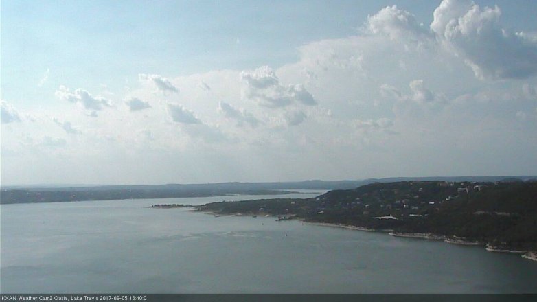 Lake Travis webcam, September 5, 2017 3:50 PM CT