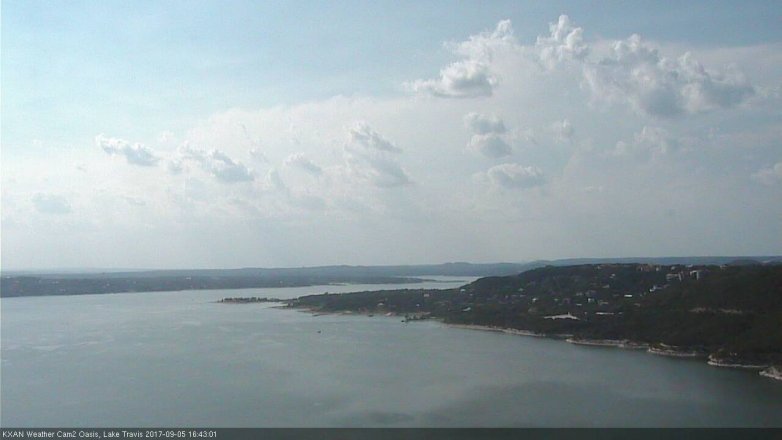 Lake Travis webcam, September 5, 2017 4:05 PM CT