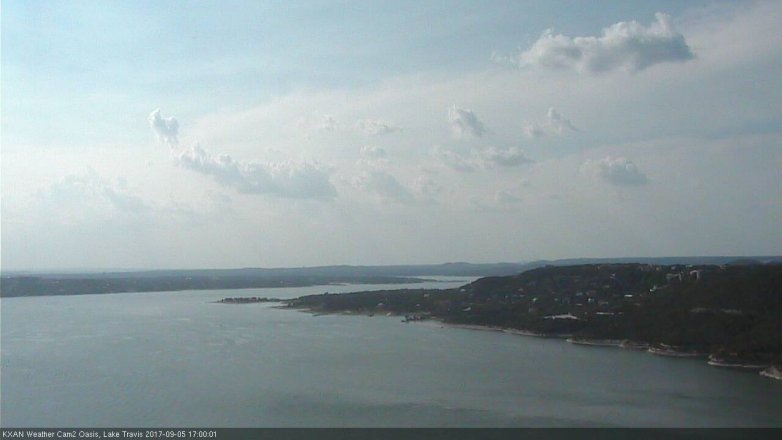Lake Travis webcam, September 5, 2017 4:10 PM CT
