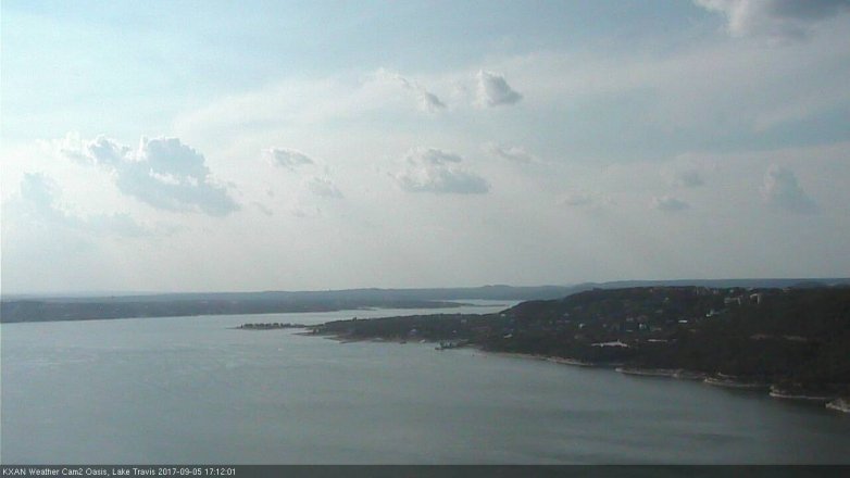 Lake Travis webcam, September 5, 2017 4:20 PM CT