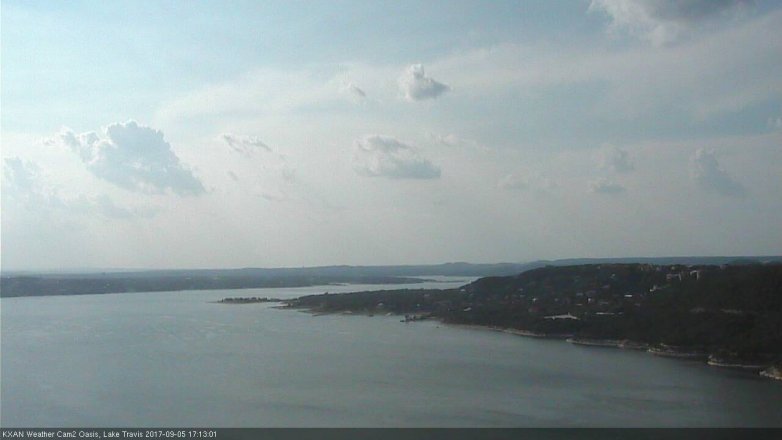 Lake Travis webcam, September 5, 2017 4:30 PM CT