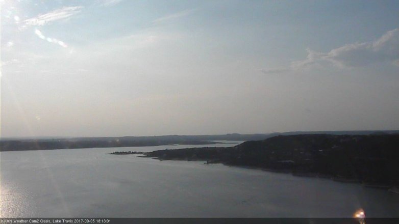 Lake Travis webcam, September 5, 2017 5:30 PM CT