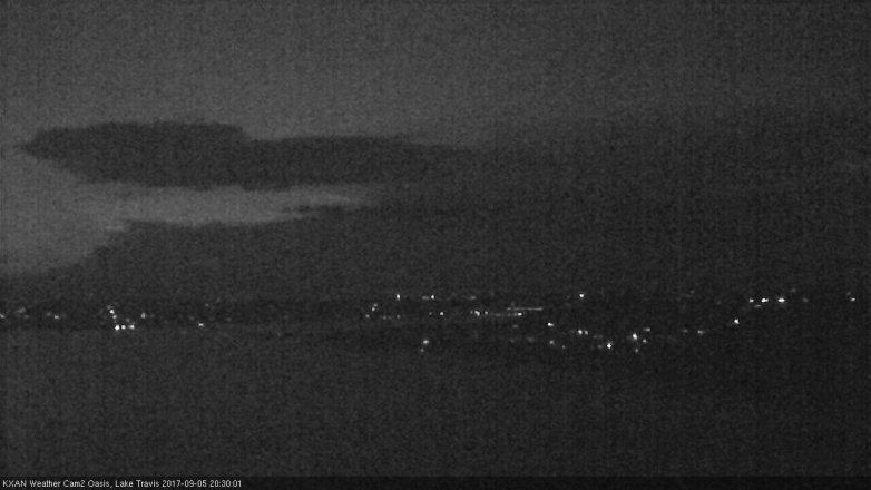 Lake Travis webcam, September 5, 2017 7:45 PM CT