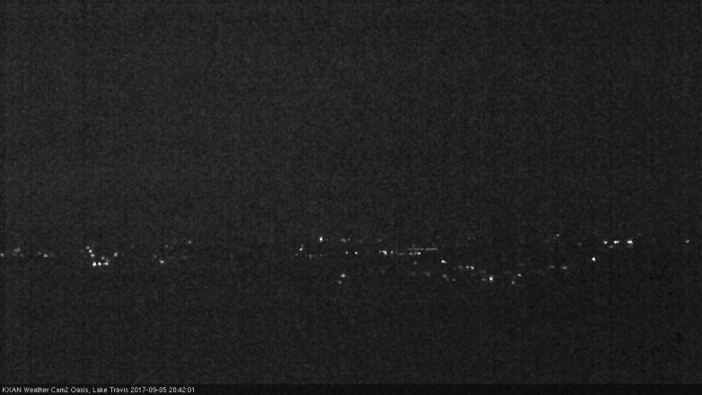 Lake Travis webcam, September 5, 2017 8:00 PM CT